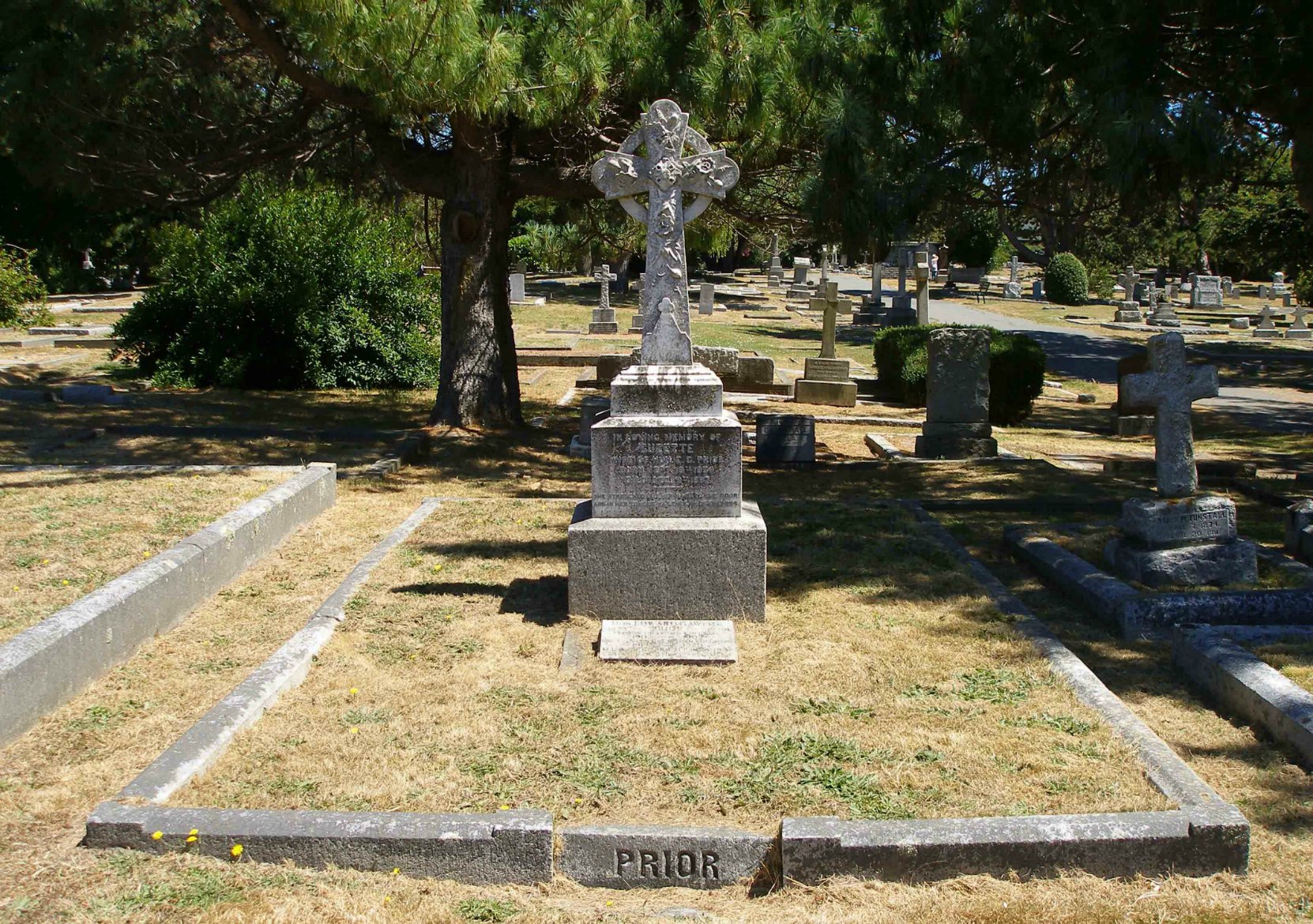 Grave of Colonel Edward Gawlor Prior, Ross Bay Cemetery, Victoria, B.C.